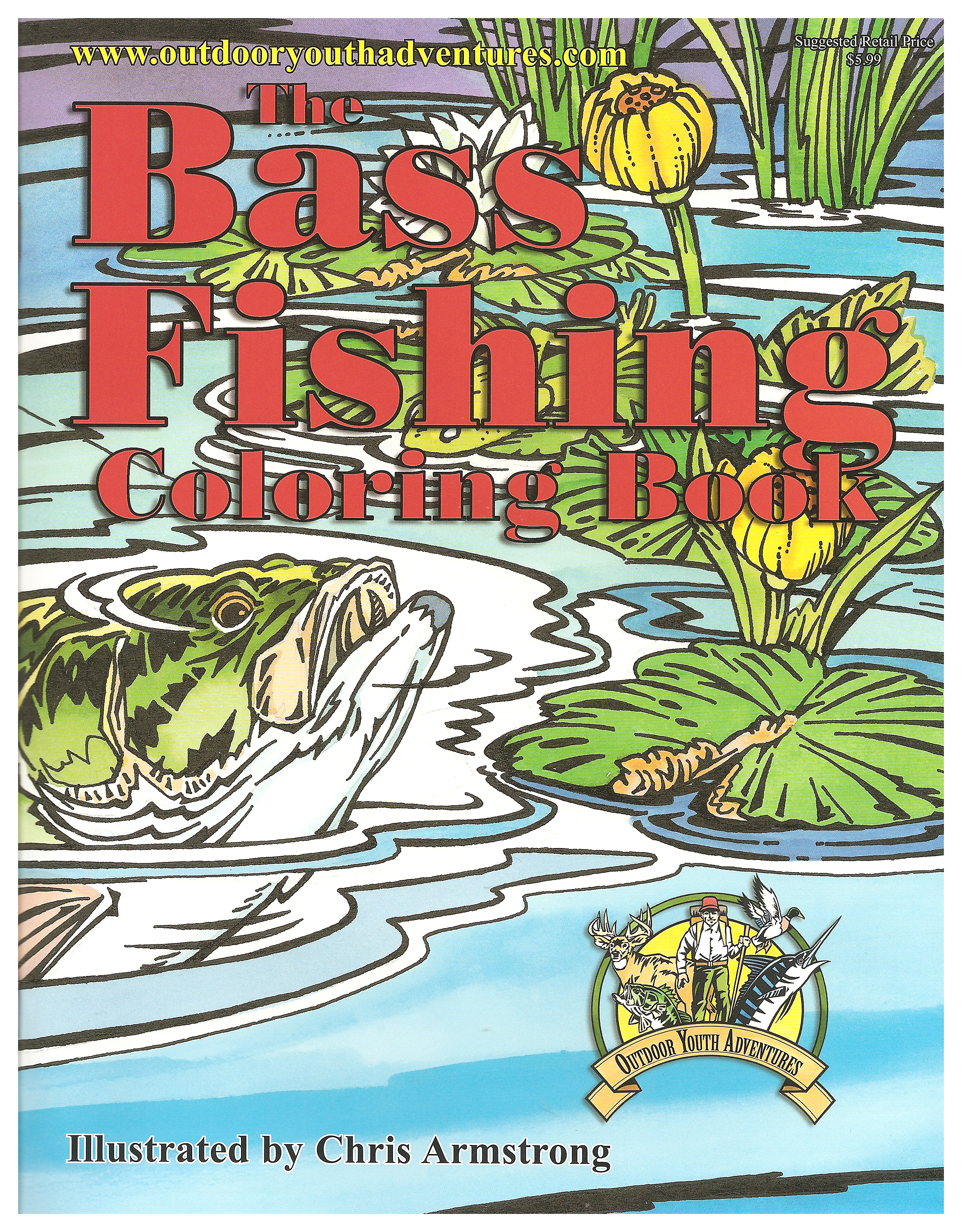 Bass Fishing Coloring Book for Kids | Bass Pro Shops